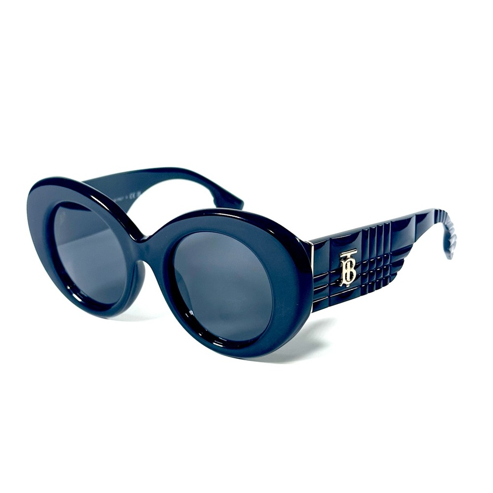 Burberry  B 4370 U 3001/87 Margot Black Dark Grey 49mm Women's Sunglasses BE4370